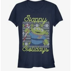 Cheap ✔️ Disney Pixar Toy Story Alien ❄ Christmas 👧 Girls T-Shirt ✔️