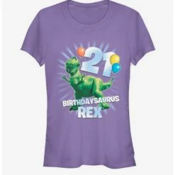 Budget ✨ Disney Pixar Toy Story Ballon Rex 21 👧 Girls T-Shirt 🔥