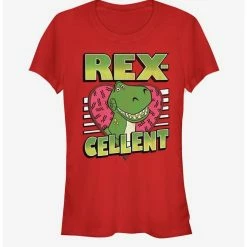 Best Sale 🔥 Disney Pixar Toy Story Rexcellent Heart 👧 Girls T-Shirt 😉