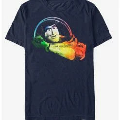 Outlet 😍 Disney Pixar Toy Story Rainbow Buzz T-Shirt 👍