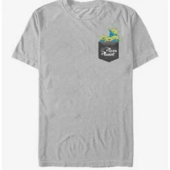 Brand new 🔔 Disney Pixar Toy Story Alien Faux Pocket T-Shirt ⭐