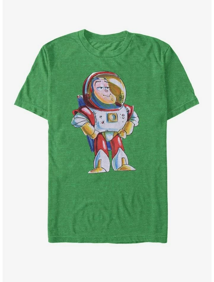 Best deal 🎁 Disney Pixar Toy Story Sketch Buzz T-Shirt 🤩 - Image 2