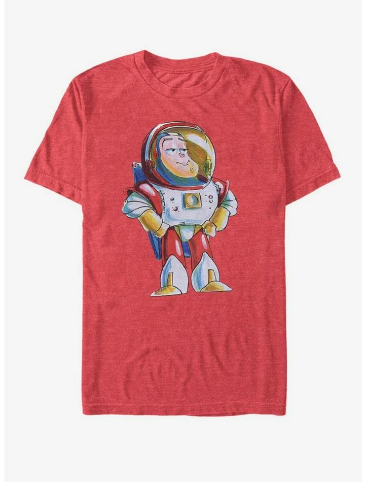 Best deal 🎁 Disney Pixar Toy Story Sketch Buzz T-Shirt 🤩 - Image 3