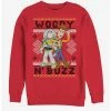 Coupon 🔥 Disney Pixar Toy Story Woody Buzz Sew Sweatshirt 😍