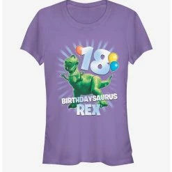 Promo 🤩 Disney Pixar Toy Story Ballon Rex 18 👧 Girls T-Shirt 🧨