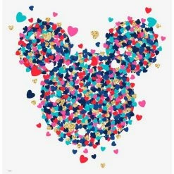 Best reviews of 🎁 Disney Mickey Mouse Heart Confetti Peel & Stick Giant Wall Decal ⌛