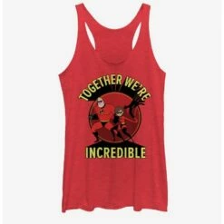 Brand new 🤩 Disney Pixar The Incredibles Together We're Incredible 👧 Girls Tank 👏