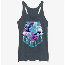 Budget ⌛ Disney Villains Cruella Pentaneon 👧 Girls Tank 💯
