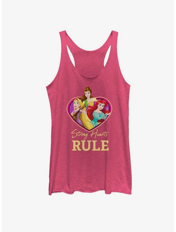 Cheapest 🎁 Disney Princesses Strong Hearts Rule 👧 Girls Tank ✨