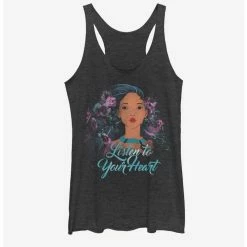 Best Pirce 🎁 Disney Pocahontas Flower Pocahontas 👧 Girls Tank ❤️