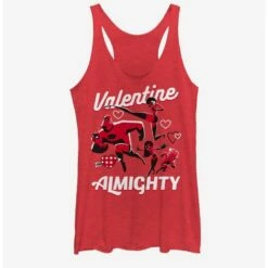 Buy 🔥 Disney Pixar The Incredibles Valentine Almighty 👧 Girls Tank 🎁