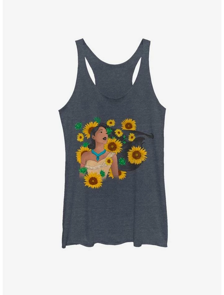 New 😀 Disney Pocahontas Floral Princess 👧 Girls Tank 🤩