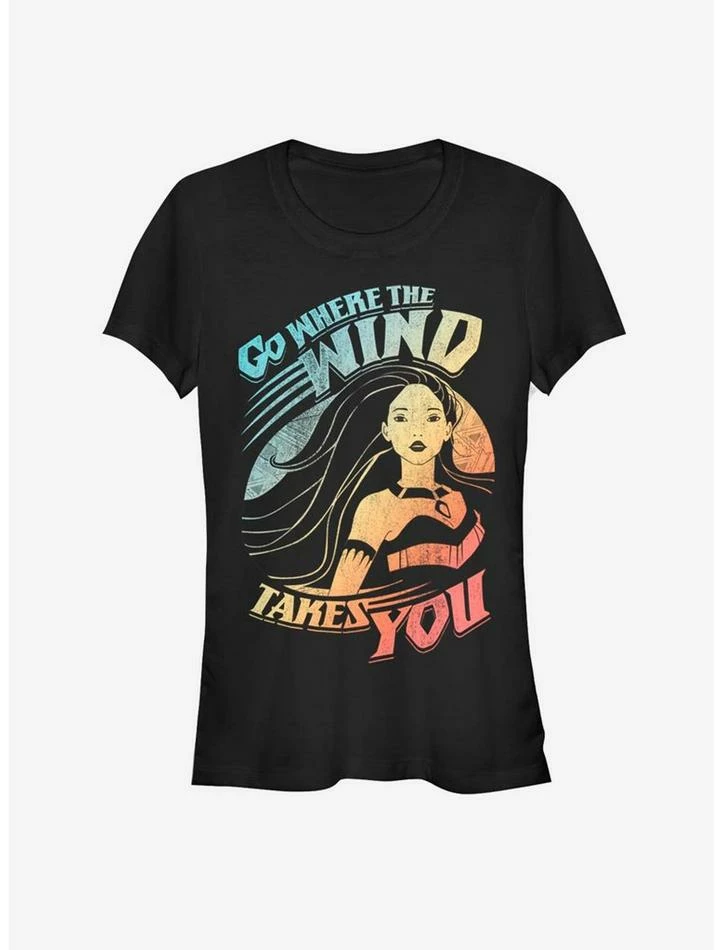Wholesale ๐ Disney Pocahontas Wind Takes You ๐ง Girls T-Shirt ๐