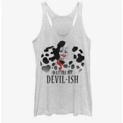 Deals ❤️ Disney Villains Scary Evil Cruella 👧 Girls Tank 💯