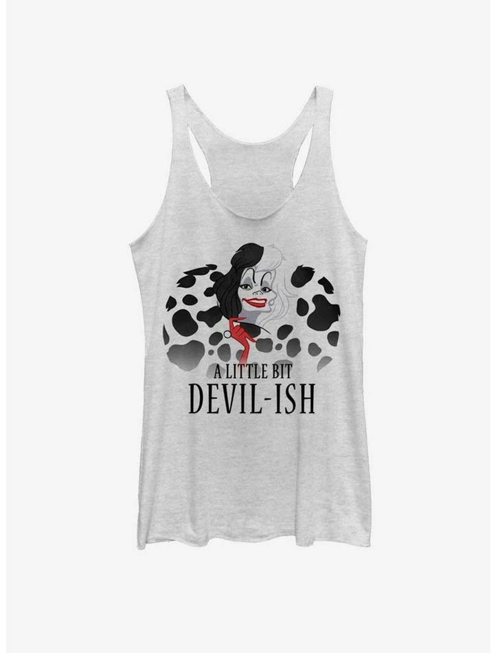 Deals ❤️ Disney Villains Scary Evil Cruella 👧 Girls Tank 💯