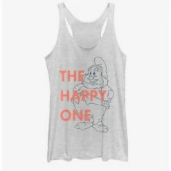 Cheap ✔️ Disney Snow White One Happy Dwarf 👧 Girls Tank 🌟