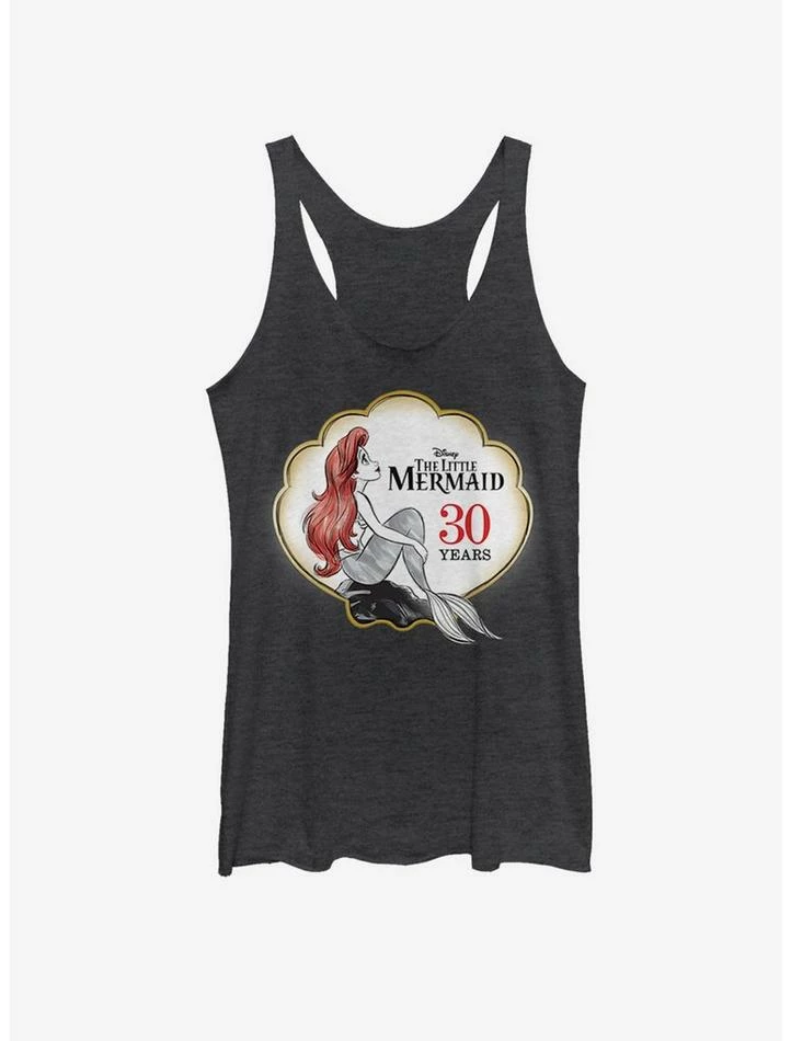 Hot Sale 🥰 Disney The Little Mermaid Anniversary Logo 👧 Girls Tank 🎉