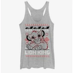 New 😍 Disney Lion King Simba Holiday 👧 Girls Tank 🎉