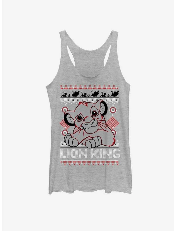New 😍 Disney Lion King Simba Holiday 👧 Girls Tank 🎉