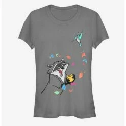 Best Pirce 😀 Disney Pocahontas Meeko and Flit 👧 Girls T-Shirt 😀