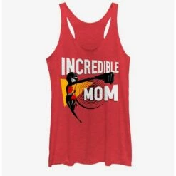 Deals 🧨 Disney Pixar The Incredibles Incredible Mom 👧 Girls Tank 😍