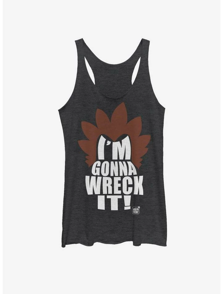 New 🛒 Disney Wreck-It Ralph Wreck Hair 👧 Girls Tank ❤️