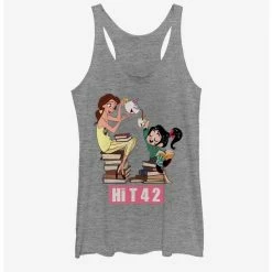 Best Pirce 🌟 Disney Wreck-It Ralph Tea Books BFF's 👧 Girls Tank 😍