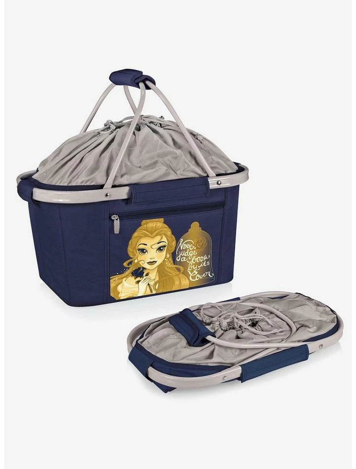 Promo 🌟 Disney Beauty & the Beast Collapsible Cooler Tote Basket 👍 - Image 2