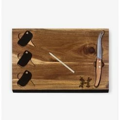 Deals ๐คฉ Disney Mickey & Minnie Mouse Acacia Cheese Board & Tools Set ๐