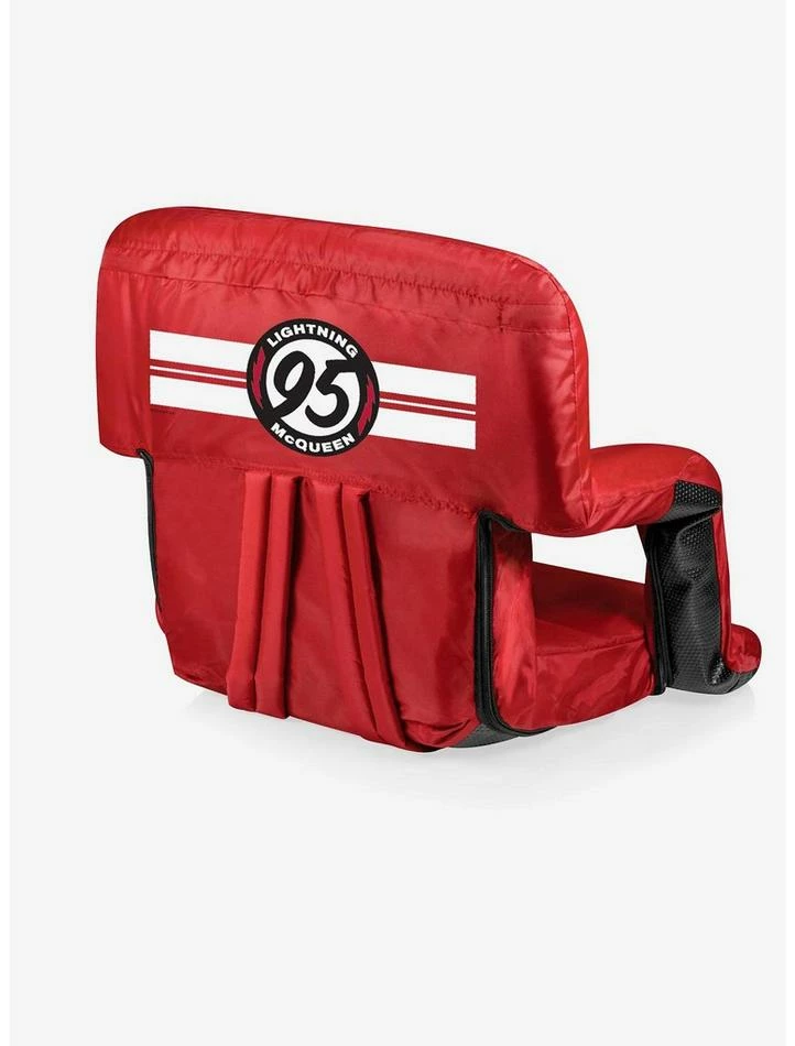 Discount 💯 Disney Pixar Cars Lightning McQueen Reclining Stadium Seat 👍