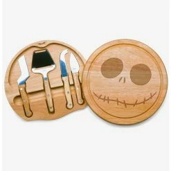 New 😍 The Nightmare Before 🔔 Christmas Jack Cheese Board & Tools Set 🎁