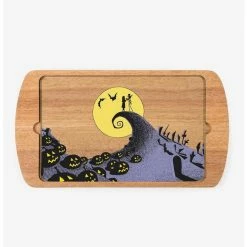 Cheap ❤️ The Nightmare Before 🎁 Christmas Jack and Sally Glass Top Serving Board ✨
