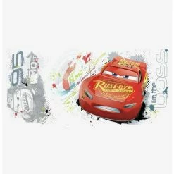 Brand new ✨ Disney Pixaar Cars 3 Lightning Mcqueen Peel And Stick Wall Graphic ❤️