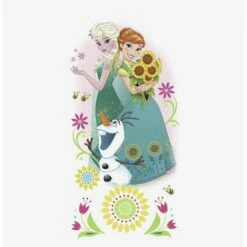 Discount 🥰 Disney Frozen Fever Group Peel And Stick Giant Wall Graphic ❤️