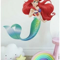 Flash Sale 🧨 Disney The Little Mermaid Peel And Stick Giant Wall Decals ⌛