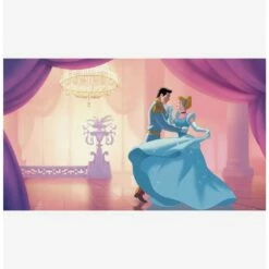 Coupon 👏 Disney Princess Cinderella 'So This Is Love' Chair Rail Prepasted Mural 🔥