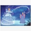New ❤️ Disney Princess Cinderella Magic Chair Rail Prepasted Mural 🧨