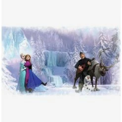 New 🎁 Disney Frozen Chair Rail Prepasted Mural 👍