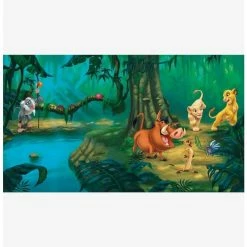 Cheap 😀 Disney The Lion King Chair Rail Prepasted Mural 🧨