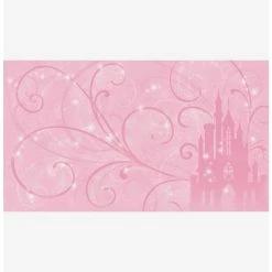 Cheap 🌟 Disney Princess Scroll Castle Chair Rail Prepasted Mural 🎉