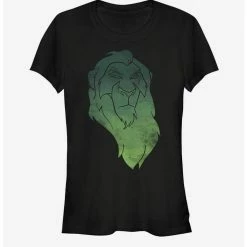 Cheapest 🥰 Disney The Lion King Watercolor Scar 👧 Girls T-Shirt 🔔
