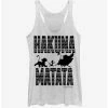 Budget 🤩 Disney The Lion King Hakuna Print 👧 Girls Tank 👍