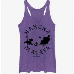 Budget ❤️ Disney The Lion King Hakuna Round 👧 Girls Tank 🧨