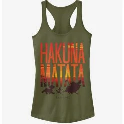 Cheapest ⭐ Disney The Lion King Sunset Matata 👧 Girls Tank 👍