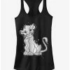 Deals 👏 Disney The Lion King Simba Splatter 👧 Girls Tank 🌟