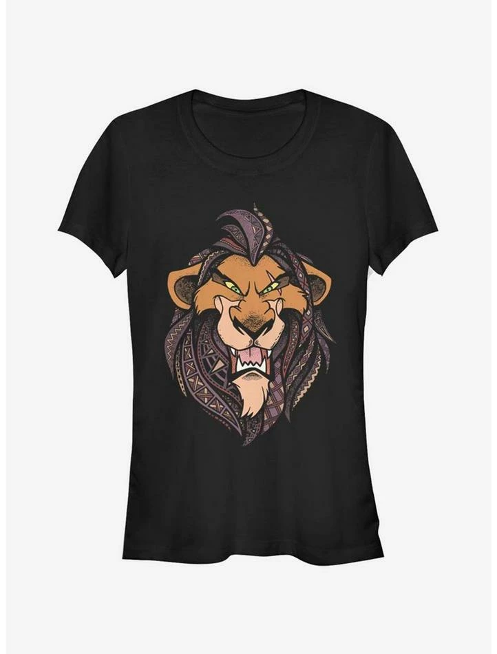 New โ Lion King Grinning Scar Face ๐ง Girls T-Shirt ๐