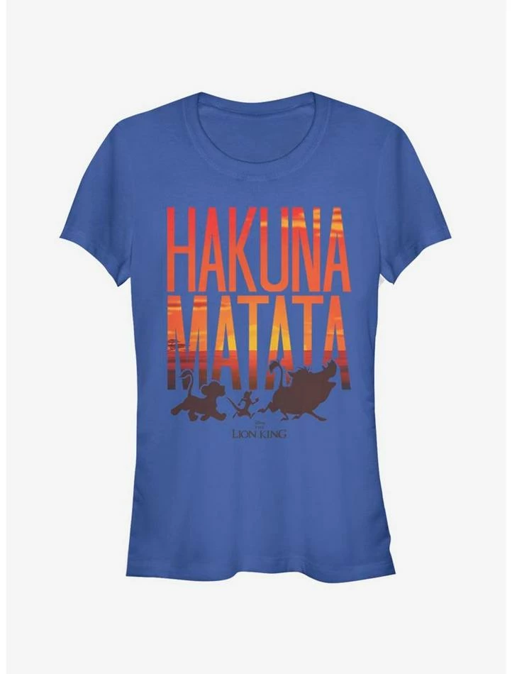 Best Pirce ๐ Disney The Lion King Sunset Matata ๐ง Girls T-Shirt ๐