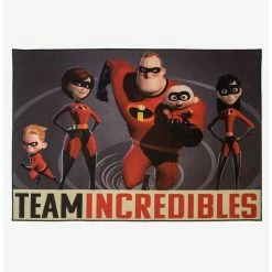 New 😉 Disney Pixar Team Incredibles Rug 😉