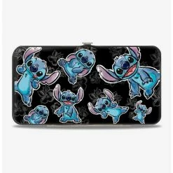 Top 10 ๐ Disney Lilo and Stitch Sketched Stitch Hibiscus Hinged Wallet ๐