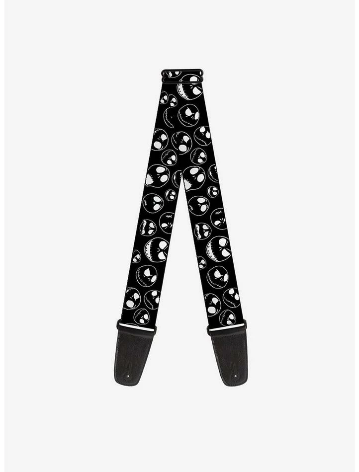Promo โ The Nightmare Before ๐ Christmas Jack Outline Expressions Guitar Strap ๐ฅ